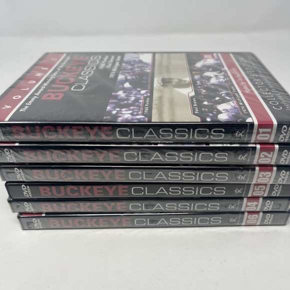 Other - Ohio State Buckeye Classics: Volumes 1-6 DVD Lot Collectors Edition New